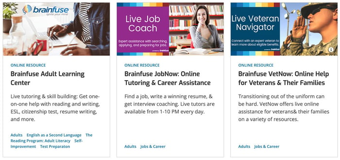 Screen capture of the Santa Clara County Library District Careers webpage.