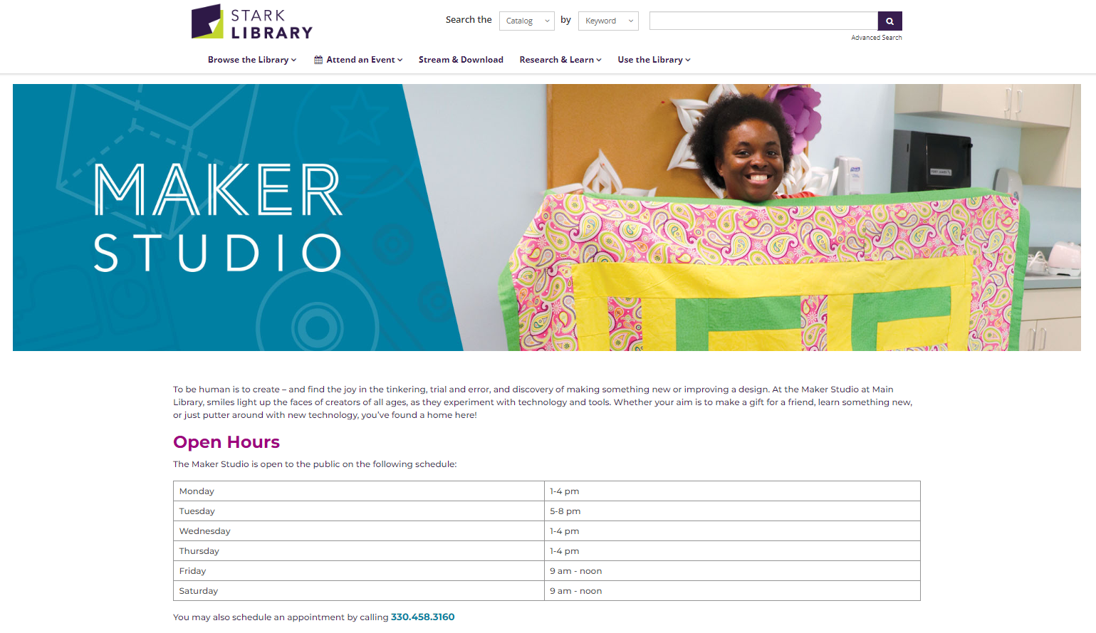 Screenshot-of-Stark-Library-Maker-Studio-Page