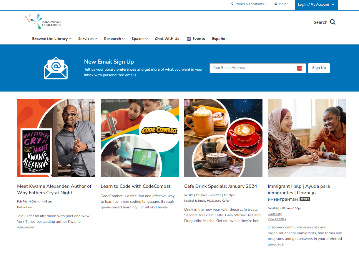 Screenshot-of-Arapahoe-Public-Library-Homepage